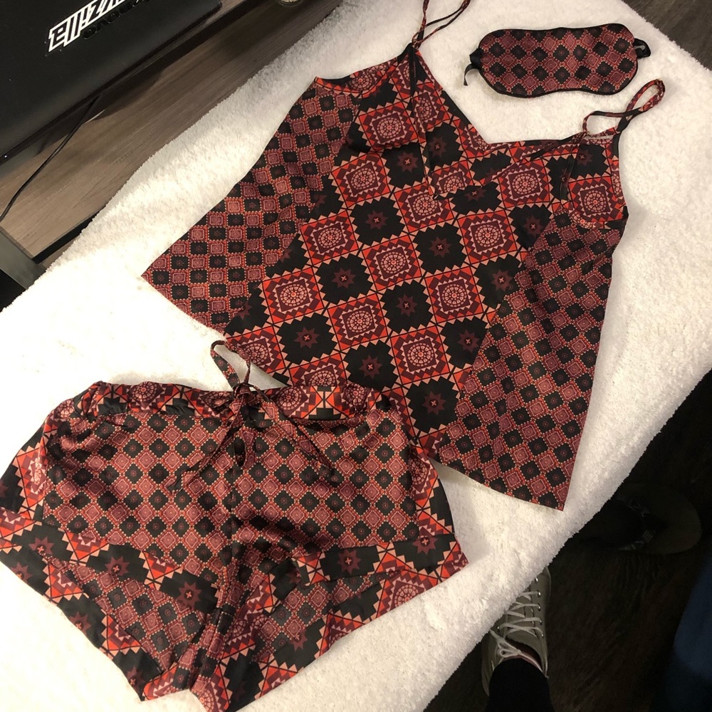 3 piece sets sexy sleepwear pjs